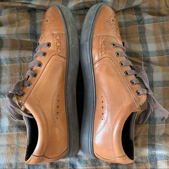 Zanzara Men’s Drum Casual Leather Sneakers - Picture 4 of 10